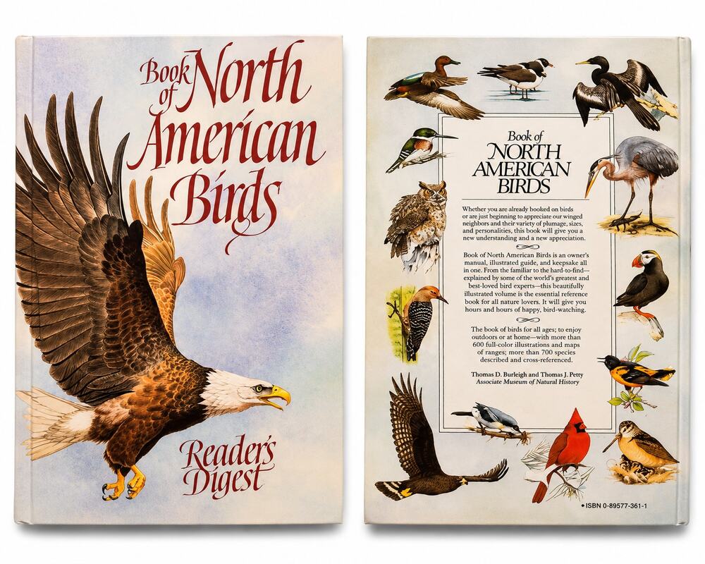 Book of North American Birds Reader's Digest 1990 Hardcover Illustrated Guide